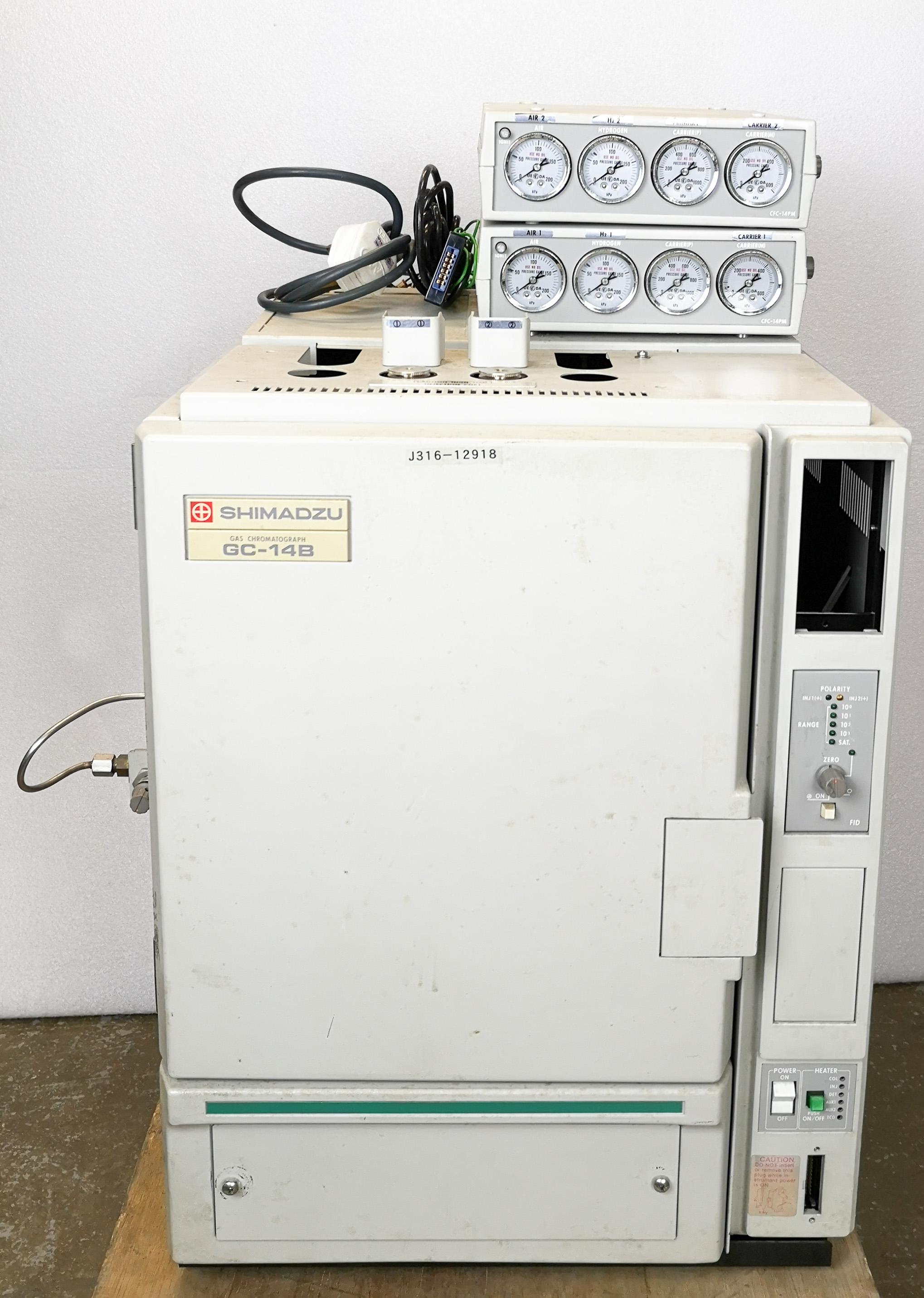 12918 SHIMADZU GAS CHROMATOGRAPH (PARTS) GC-14B